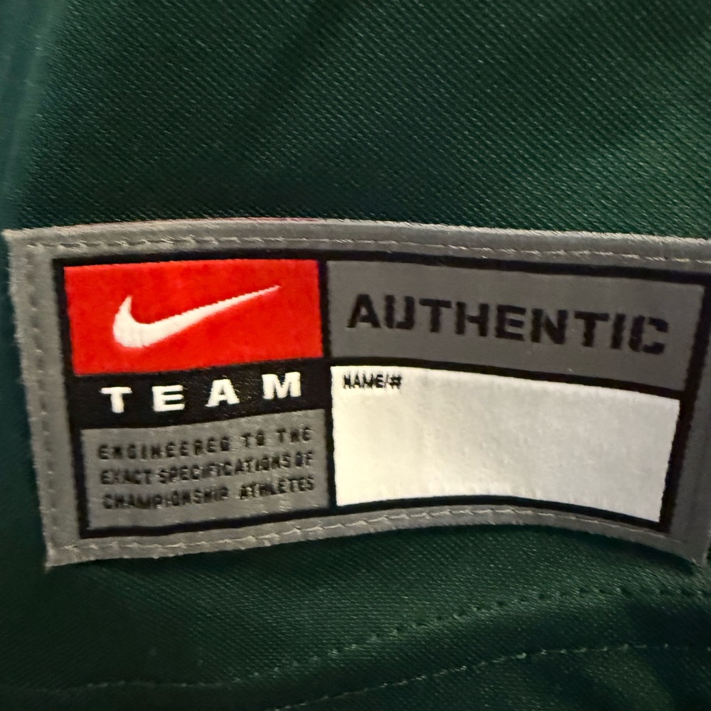 Nike Michigan State Authentic Team Green Dri-FIT Shirt - Picture 5 of 8